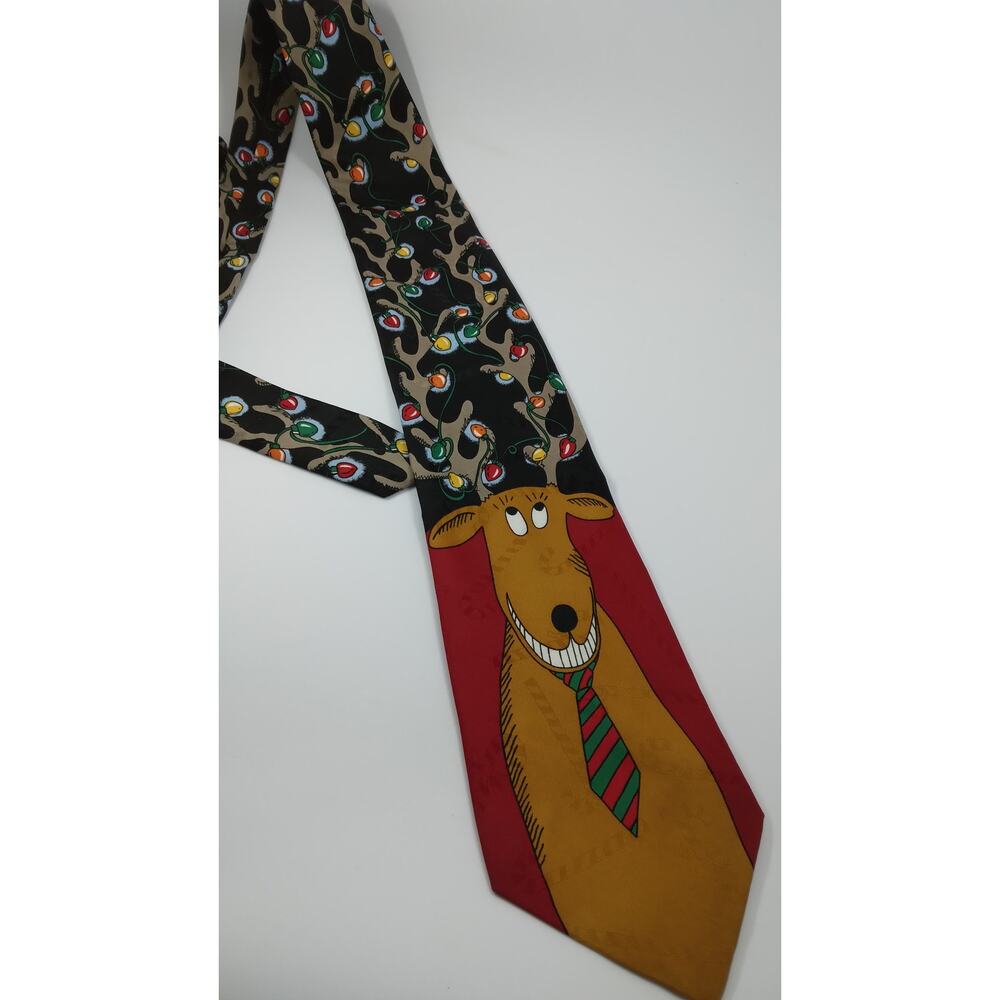 Hallmark Specialties Reindeer Tie 56" - Picture 6 of 7